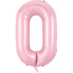 0 Rakam Folyo Balon Pembe 75cm - Partici