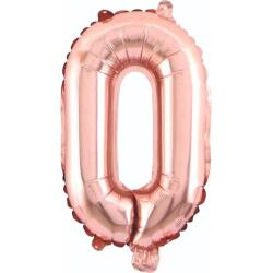 0 Rakam Folyo Balon Rose Gold 75cm - Partici