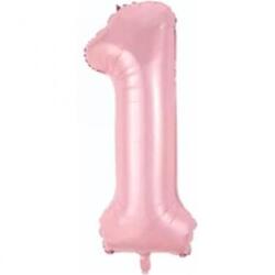 1 Rakam Folyo Balon Pembe 75cm - Partici