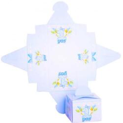 1 Yaş Mavi Lokum Kutusu 50'li - Partici