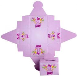 1 Yaş Pembe Lokum Kutusu 50'li - Partici