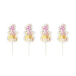 1 Yaş Taçlı Pembe Kürdan 20'li - Partici