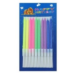 10'lu Renkli Pasta Mumu - Partici