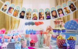 12 Ay Resimli Banner Mavi - Partici