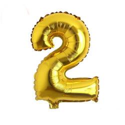 2 Rakam Folyo Balon Altın 75cm - Partici