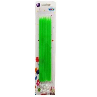 20cm Yeşil Mum 7'li - 1