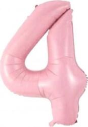 4 Rakam Folyo Balon Pembe 75cm - Partici