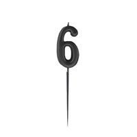 6 Rakam Mum Siyah - 1