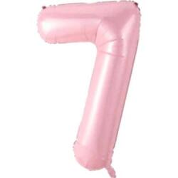 7 Rakam Folyo Balon Pembe 75cm - Partici
