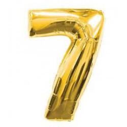 7 Rakam Folyo Balon Altın 100cm - Partici