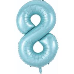 8 Rakam Folyo Balon Mavi 75cm - Partici