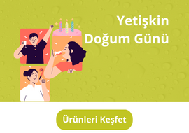 Yetişkin Doğum Günü Parti Malzemeleri