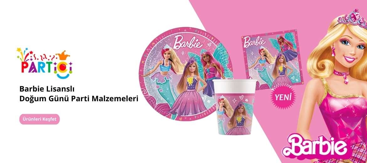 Barbie Temalı Parti Malzemeleri