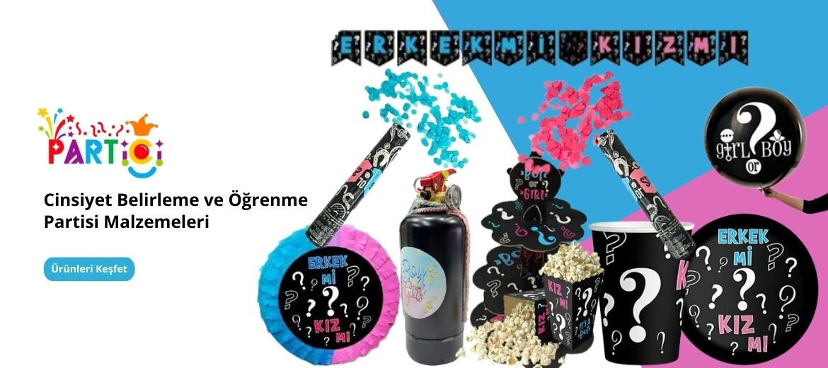Cinsiyet Belirleme ve Öğrenme Partisi Malzemeleri