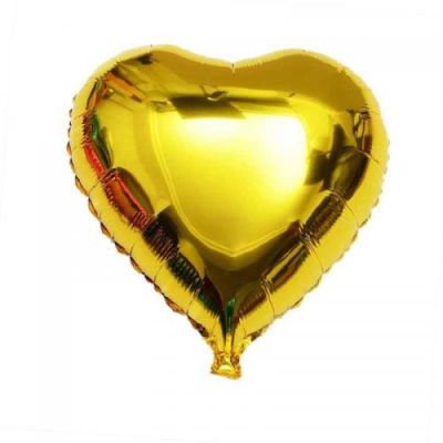 Altın Kalp Folyo Balon 45cm - 1