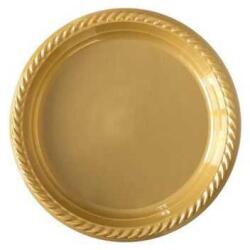 Altın Plastik Tabak 24'lü - Partici