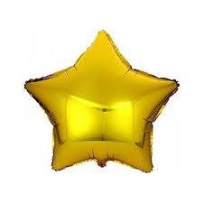 Altın Yıldız Folyo Balon 25cm - 1