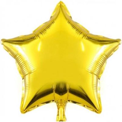 Altın Yıldız Folyo Balon 45cm - 1