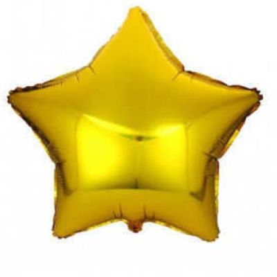 Altın Yıldız Folyo Balon 60cm - 1