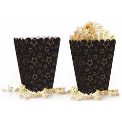 Altın Yıldızlı Mısır Kutusu Siyah 10'lu - Partici