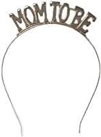 Mom To Be Metal Gümüş Taç - Partici