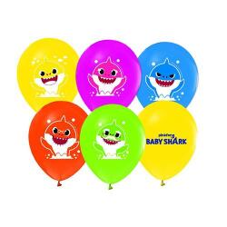 Baby Shark Balon 5'li Paket - Partici
