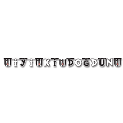 Beşiktaş İyi ki Doğdun Harf Banner - Partici