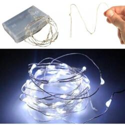 Beyaz Renk Tel Led Işık 3mt - Partici