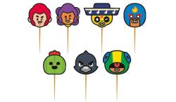 Brawl Stars Kürdan Seti 10'lu - Partici