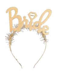 Bride Altın Metal&Eva Taç - Partici