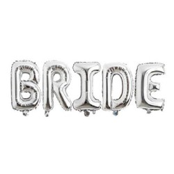 Bride Folyo Balon Gümüş 40cm - Partici