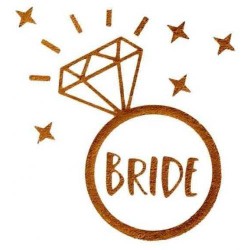 Bride Tek Taş Altın Dövme 10'lu - 