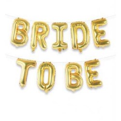 Bride To Be Altın Folyo Balon Seti - 