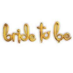 Bride To Be Folyo Balon Altın 108x45cm - Partici