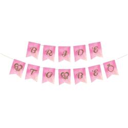 Bride To Be Pembe Banner - Partici