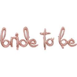 Bride To Be Folyo Balon Rose Gold 108x45cm - Partici