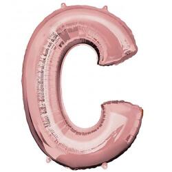 C Harf Folyo Balon Rose Gold 100cm - Partici