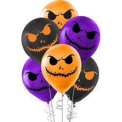 Cadılar Bayramı Halloween Baskılı Balon 5'li - Partici