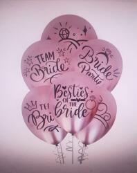 Team Bride Baskılı Krom Balon 5'li - Partici