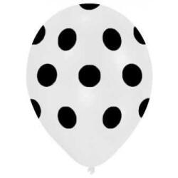 Çepeçevre Siyah Puantiyeli Beyaz Balon 5'li Paket - Partici