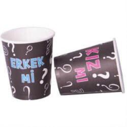 Cinsiyet Belirleme Partisi Karton Bardak 8'li - Partici