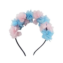 Cinsiyet Partisi Çiçekli Taç - Partici