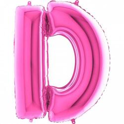 D Harf Folyo Balon Fuşya 100cm - Partici