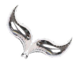 Deniz Kızı Kuyruk Folyo Balon Gümüş - Partici