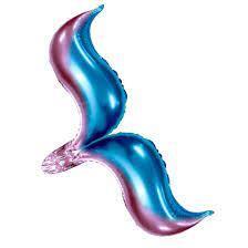 Kuyruk Gökkuşağı Folyo Balon - Partici