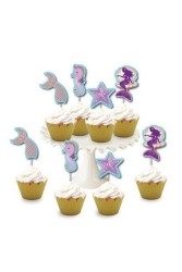 Deniz Kızı Simli Eva Delux Kürdan Seti 8'li - Partici