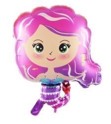 Deniz Kızı Temalı Folyo Balon 51x68cm - Partici