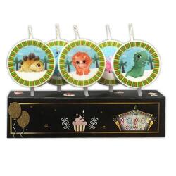 Dinazorlar Temalı Mum Seti 5'li - Partici