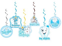 Diş Buğdayı Mavi Tavan Süs Seti - 