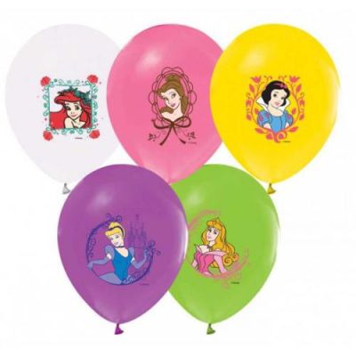 Disney Prensesler Balon 5'li Paket - 1